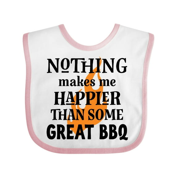 Inktastic Barbecue Lover Funny Bbq Boys or Girls Baby Bib
