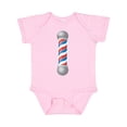 thumbnail image 1 of Inktastic Barber Barberpole Boys or Girls Baby Bodysuit, 1 of 5
