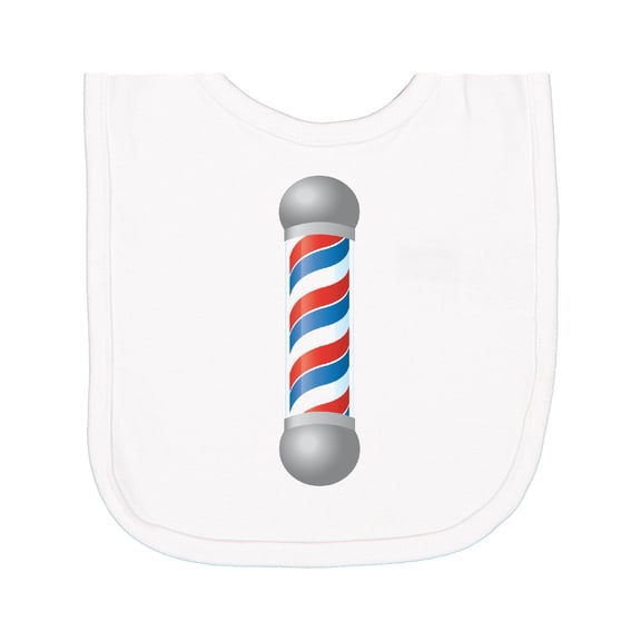 Inktastic Barber Barberpole Newborn Bib