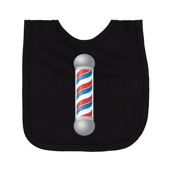 Inktastic Barber Barberpole Newborn Bib