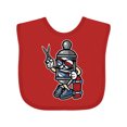 thumbnail image 1 of Inktastic Barber Skater Boys or Girls Baby Bib, 1 of 4