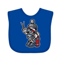 Inktastic Barber Skater Boys or Girls Baby Bib
