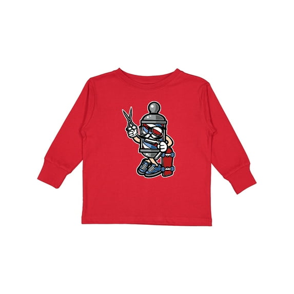 Inktastic Barber Skater Boys or Girls Long Sleeve Toddler T-Shirt