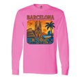 thumbnail image 1 of Inktastic Barcelona Cityscape Artwork Long Sleeve T-Shirt, 1 of 5