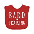 thumbnail image 1 of Inktastic Bard in Training Boys or Girls Baby Bib, 1 of 4