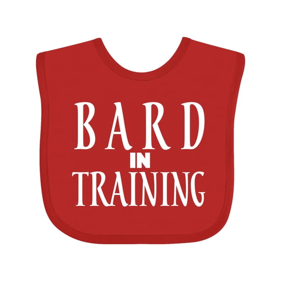 Inktastic Bard in Training Boys or Girls Baby Bib