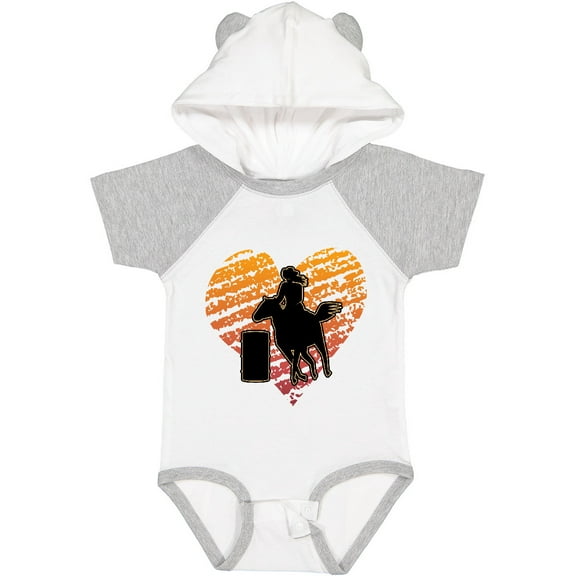 Inktastic Barrel Racing Rodeo Cowgirl Girls Baby Bodysuit