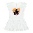 thumbnail image 1 of Inktastic Barrel Racing Rodeo Cowgirl Girls Baby Dress, 1 of 5