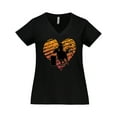 thumbnail image 1 of Inktastic Barrel Racing Rodeo Cowgirl Women's Plus Size V-Neck T-Shirt, 1 of 5