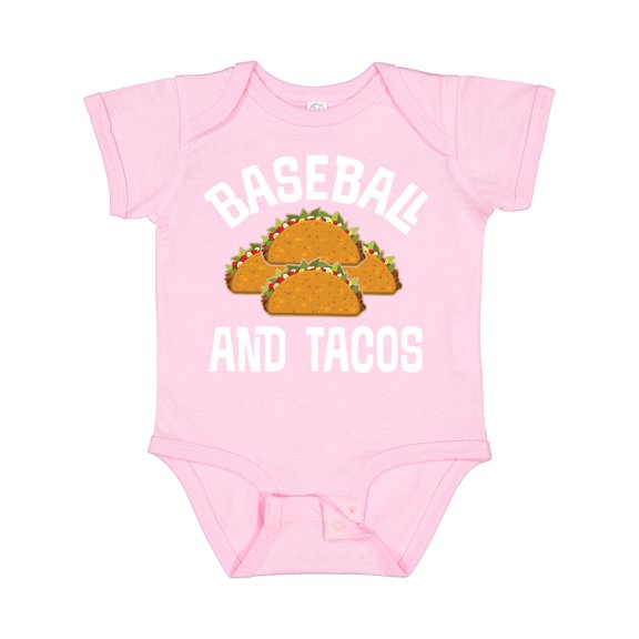 Inktastic Baseball And Tacos Boys or Girls Baby Bodysuit