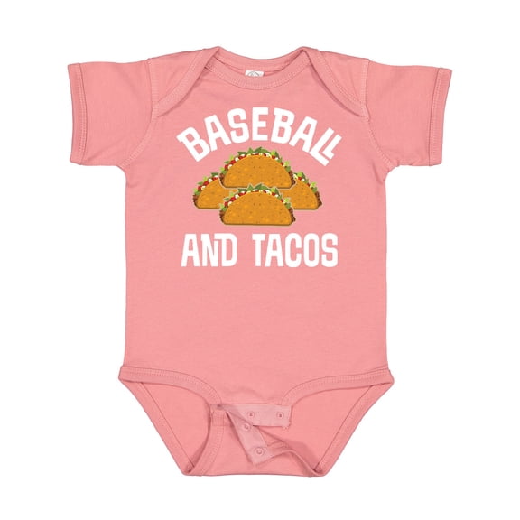 Inktastic Baseball And Tacos Boys or Girls Baby Bodysuit