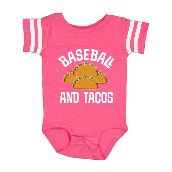 Inktastic Baseball And Tacos Boys or Girls Baby Bodysuit