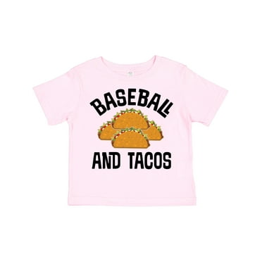 Inktastic Baseball And Tacos Mexican Food Night Boys or Girls Toddler T-Shirt