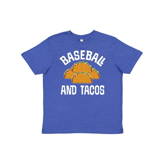 Inktastic Baseball and Tacos Youth T-Shirt