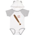 thumbnail image 1 of Inktastic Baseball Bat and Ball Boys or Girls Baby Bodysuit, 1 of 5