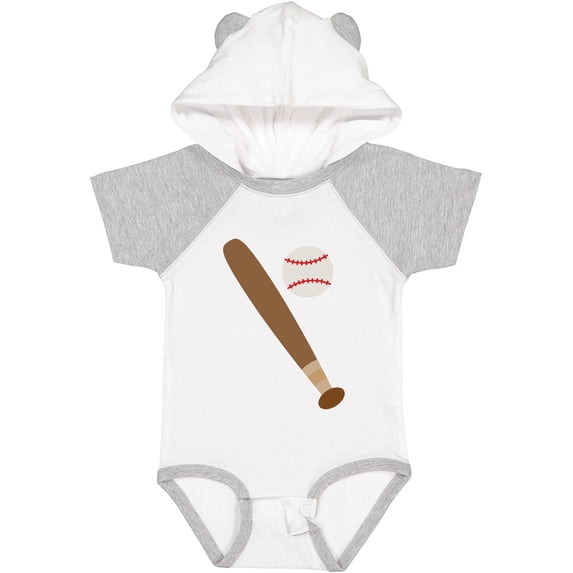 Inktastic Baseball Bat and Ball Boys or Girls Baby Bodysuit