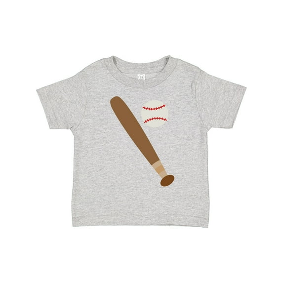 Inktastic Baseball Bat and Ball Boys or Girls Toddler T-Shirt