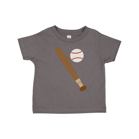 Inktastic Baseball Bat and Ball Boys or Girls Toddler T-Shirt