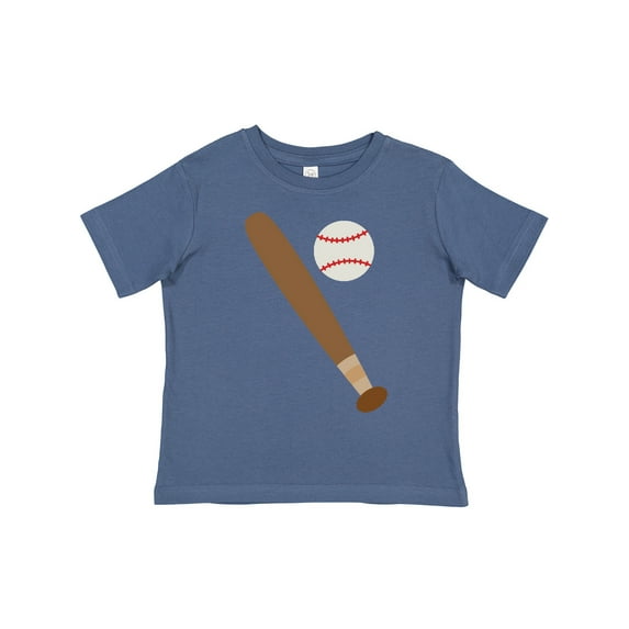 Inktastic Baseball Bat and Ball Boys or Girls Toddler T-Shirt