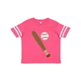 thumbnail image 1 of Inktastic Baseball Bat and Ball Boys or Girls Toddler T-Shirt, 1 of 5