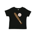 thumbnail image 1 of Inktastic Baseball Bat and Ball Boys or Girls Toddler T-Shirt, 1 of 5