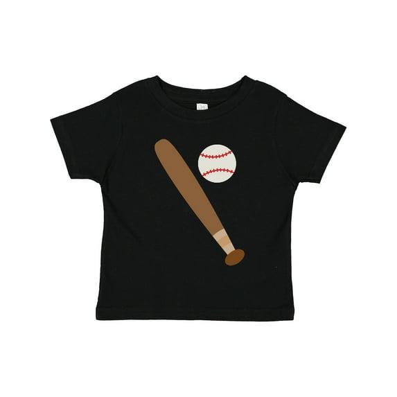 Inktastic Baseball Bat and Ball Boys or Girls Toddler T-Shirt