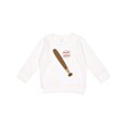 thumbnail image 1 of Inktastic Baseball Bat and Ball Toddler Sweatshirt, 1 of 4