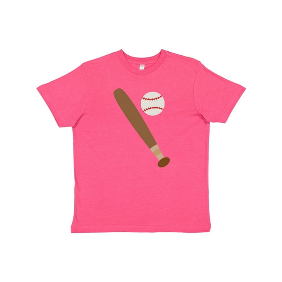 Inktastic Baseball Bat and Ball Youth T-Shirt