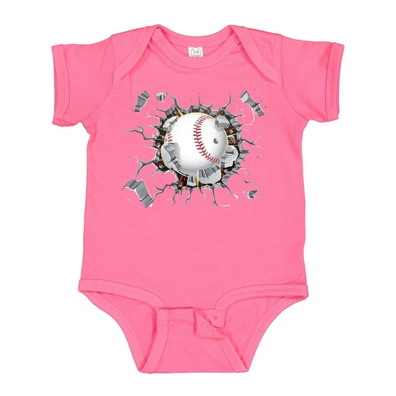 Inktastic Baseball Breakthrough Boys or Girls Baby Bodysuit