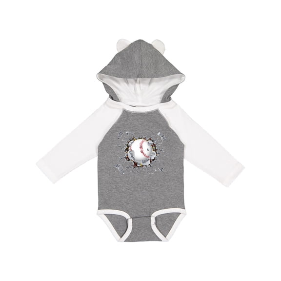 Inktastic Baseball Breakthrough Boys or Girls Long Sleeve Baby Bodysuit