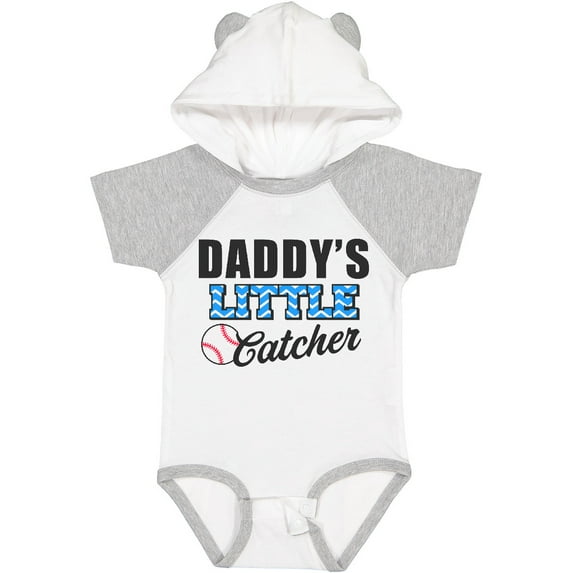 Inktastic Baseball Daddys Little Catcher Boys Baby Bodysuit