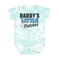 thumbnail image 1 of Inktastic Baseball Daddys Little Catcher Boys Baby Bodysuit, 1 of 5