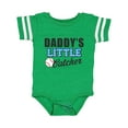 thumbnail image 1 of Inktastic Baseball Daddys Little Catcher Boys Baby Bodysuit, 1 of 5