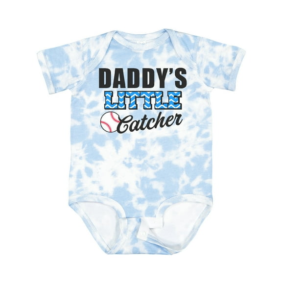 Inktastic Baseball Daddys Little Catcher Boys Baby Bodysuit