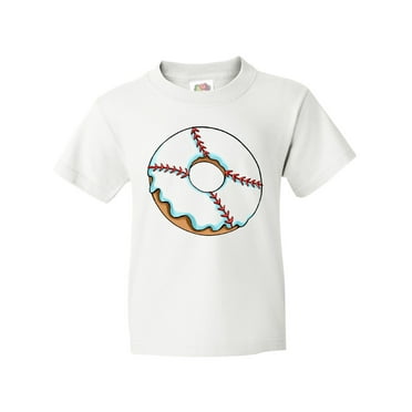 Inktastic Baseball Donut Youth T-Shirt