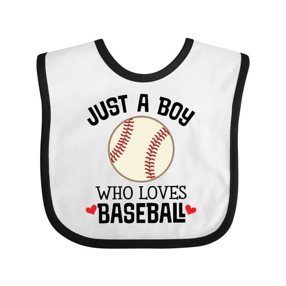 Inktastic Baseball Fan Quote Boys Sports Ball Boys Baby Bib