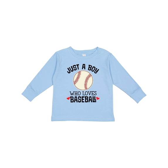 Inktastic Baseball Fan Quote Boys Sports Ball Boys Long Sleeve Toddler T-Shirt
