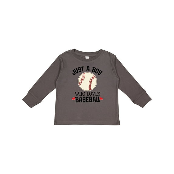 Inktastic Baseball Fan Quote Boys Sports Ball Boys Long Sleeve Toddler T-Shirt