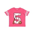 thumbnail image 1 of Inktastic Baseball Fifth Birthday Five Years Old Boys or Girls Toddler T-Shirt, 1 of 5