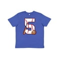 thumbnail image 1 of Inktastic Baseball Fifth Birthday Five Years Old Youth T-Shirt, 1 of 5