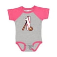 thumbnail image 1 of Inktastic Baseball First Birthday One Year Old Boys or Girls Baby Bodysuit, 1 of 5