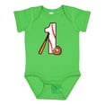 thumbnail image 1 of Inktastic Baseball First Birthday One Year Old Boys or Girls Baby Bodysuit, 1 of 5