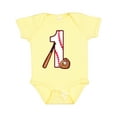 thumbnail image 1 of Inktastic Baseball First Birthday One Year Old Boys or Girls Baby Bodysuit, 1 of 5