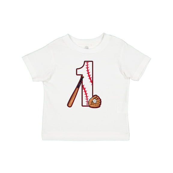 Inktastic Baseball First Birthday One Year Old Boys or Girls Baby T-Shirt
