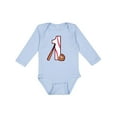 thumbnail image 1 of Inktastic Baseball First Birthday One Year Old Boys or Girls Long Sleeve Baby Bodysuit, 1 of 5
