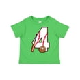 thumbnail image 1 of Inktastic Baseball Fourth Birthday Four Years Old Boys or Girls Toddler T-Shirt, 1 of 5