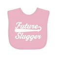 thumbnail image 1 of Inktastic Baseball Future Slugger Boys or Girls Baby Bib, 1 of 4