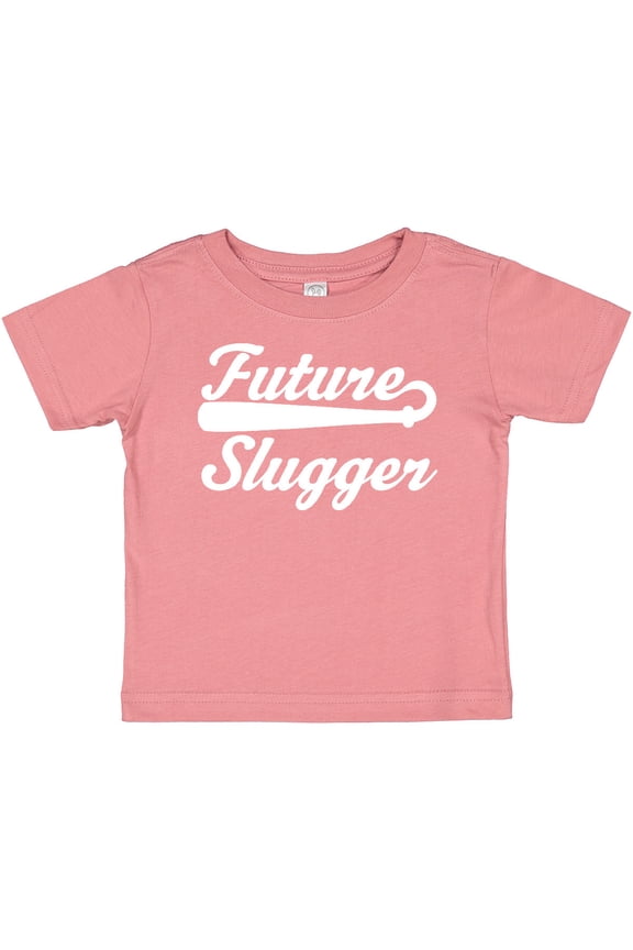Baseball Future Slugger Boys or Girls Baby T-Shirt