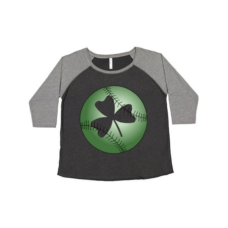 Inktastic Baseball Irish Shamrock Women's Plus Size T-Shirt