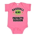 thumbnail image 1 of Inktastic Baseball Is My Favorite Season Boys or Girls Baby Bodysuit, 1 of 5